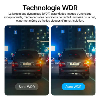 Dashcam DX6 4K Pro – Enregistrement Ultra HD avec caméras avant/arrière, vision nocturne et surveillance 24h/24