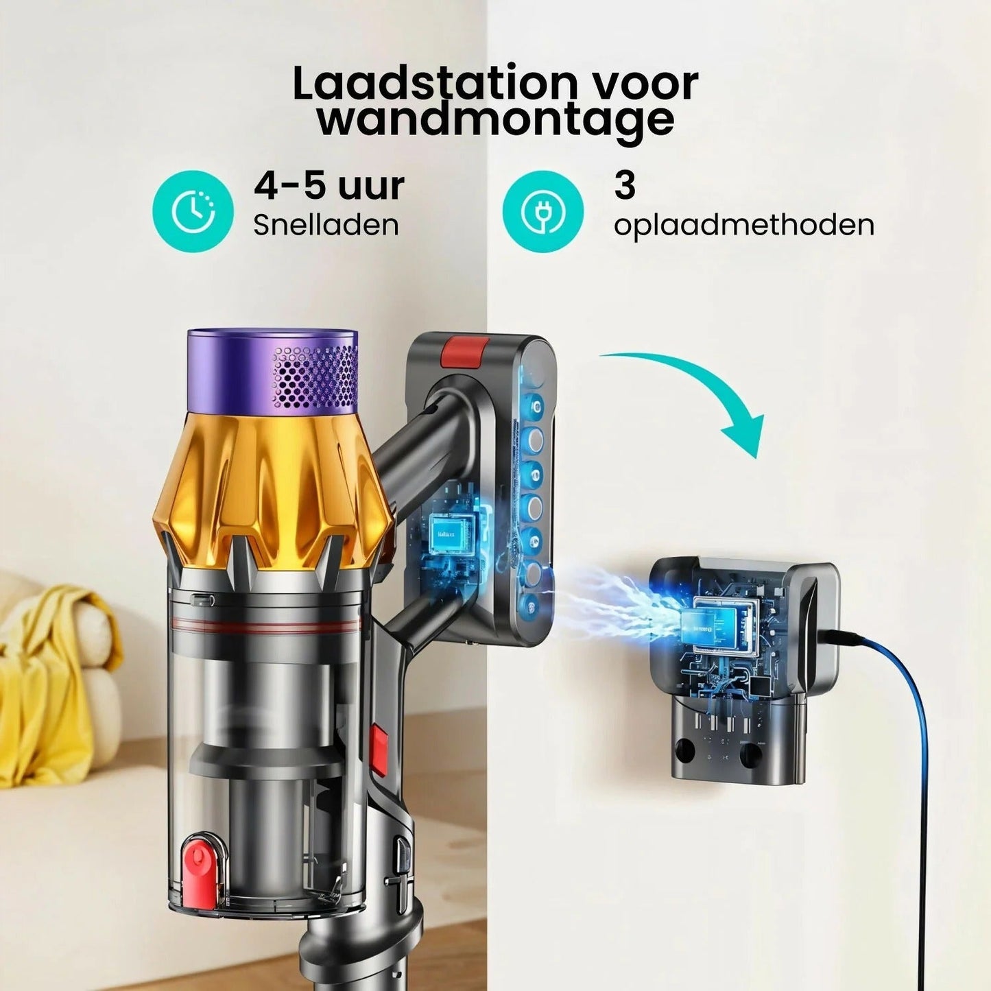 POLARO V18: met 45 kPa zuigkracht &amp; absolute bewegingsvrijheid
